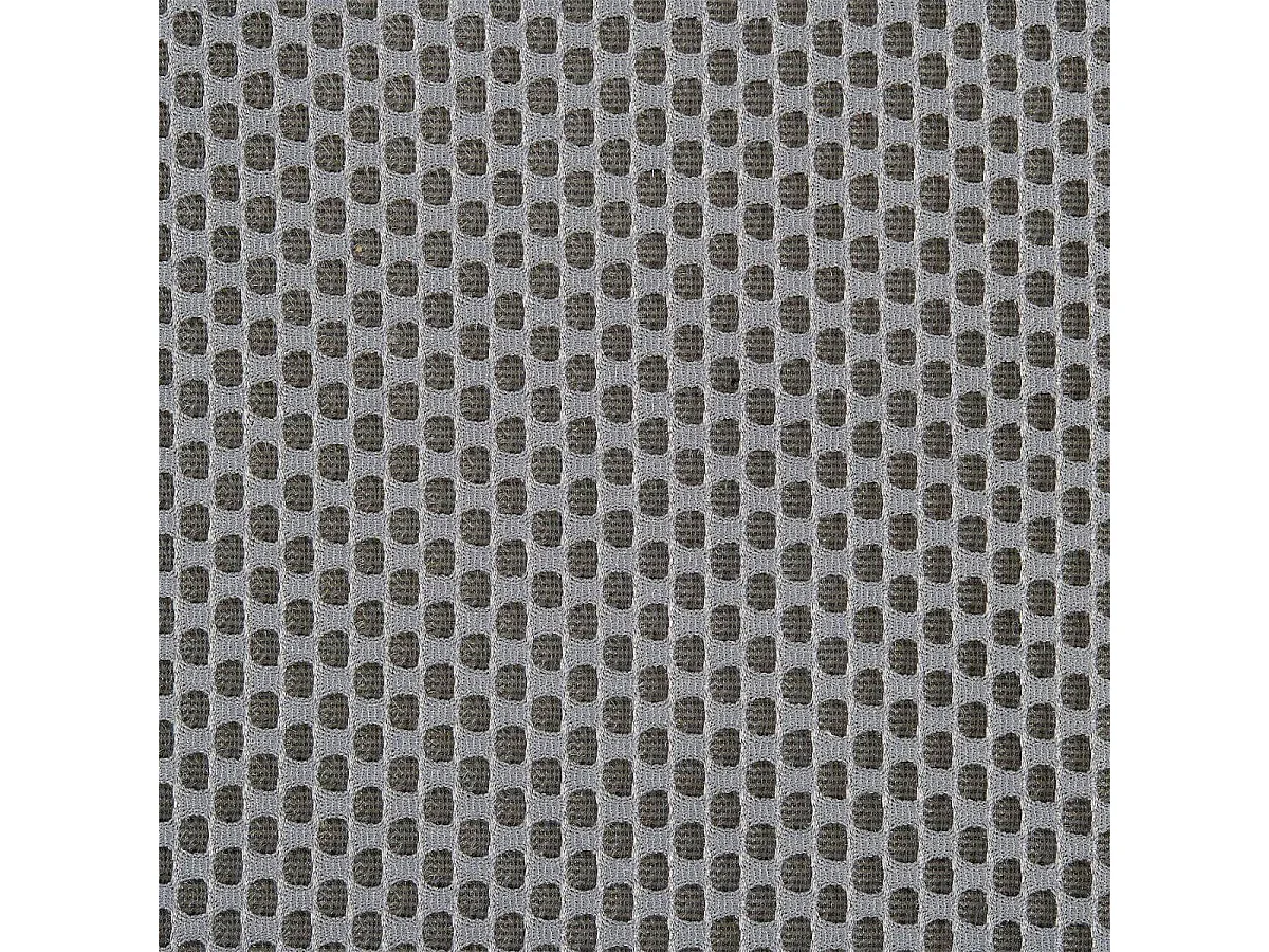 Lot de 4 chaises en tissu texturé maille 3D gris - ELECTRON