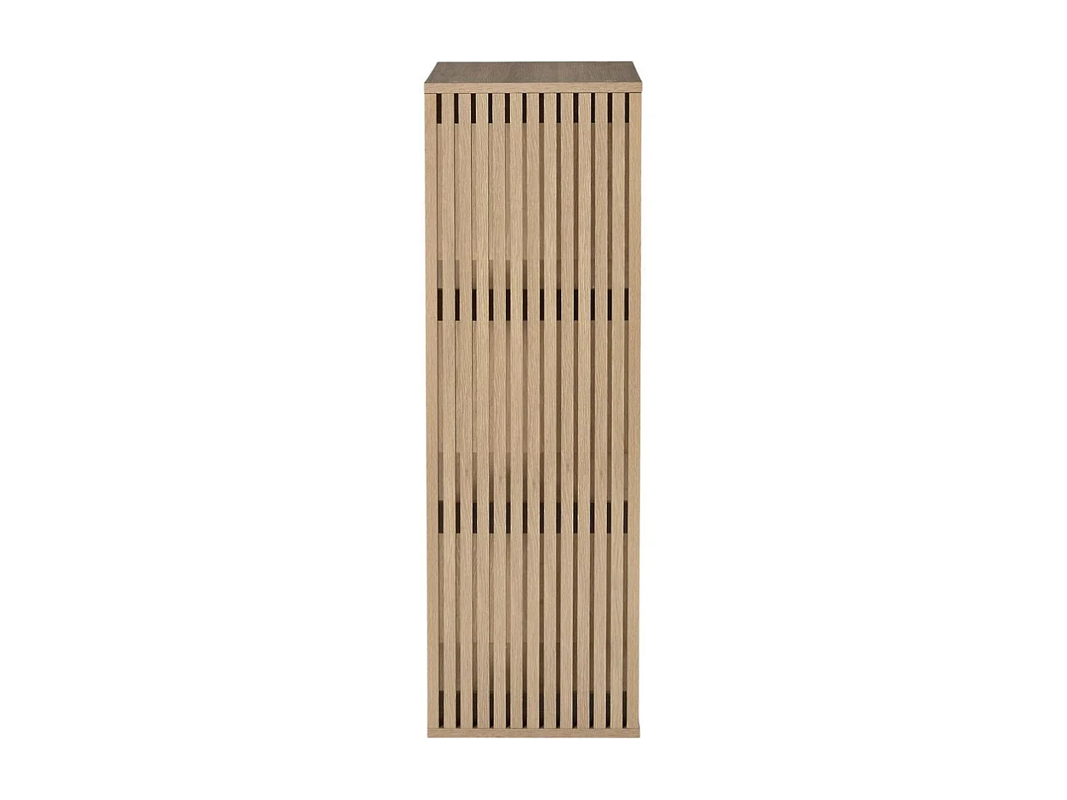 Rangement 6 Cases escalier effet bois avec tasseaux - PAJAN