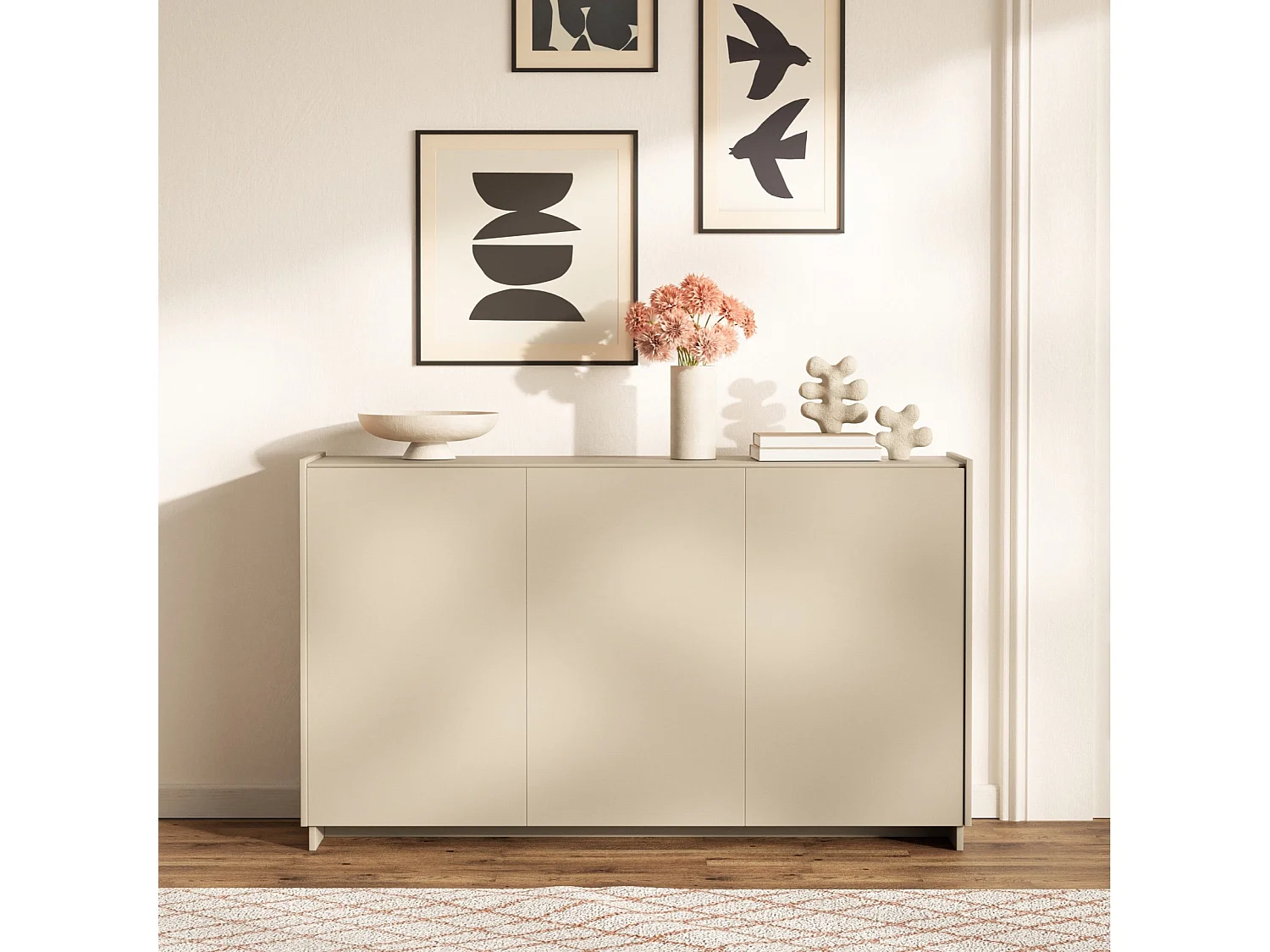 Dressoir 3-deurs - Kasjmier - 153 cm - MAGRO