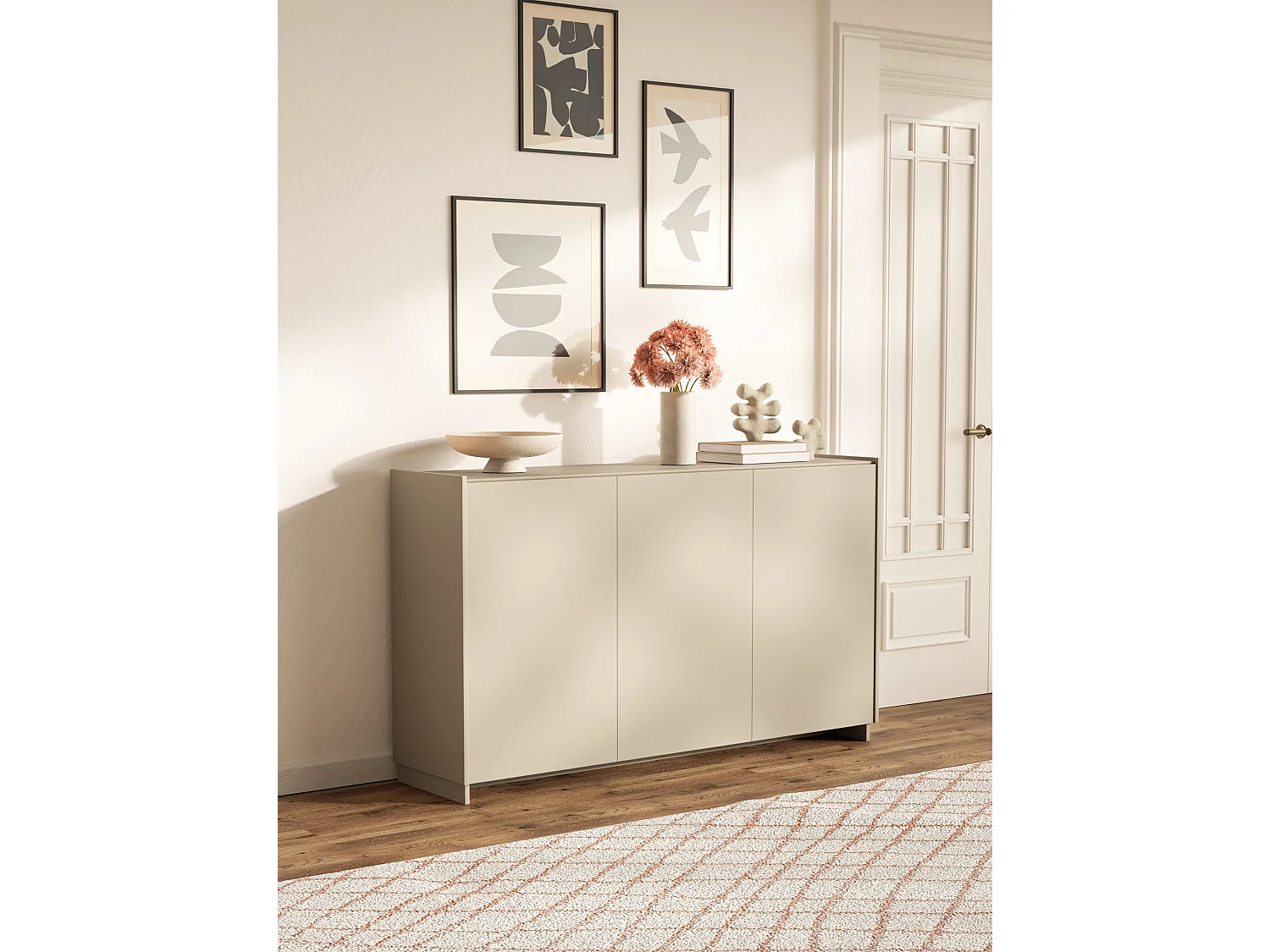 Dressoir 3-deurs - Kasjmier - 153 cm - MAGRO