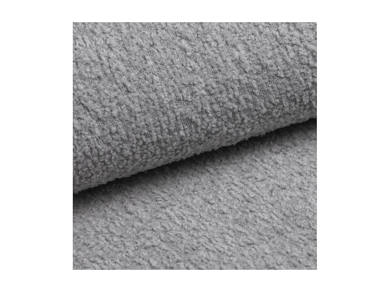 Canapé d’angle convertible 4 places COLINIO tissu bouclette - 249 cm