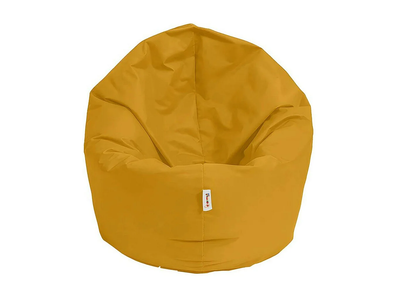 Pouf extérieur imperméable jaune ARTA