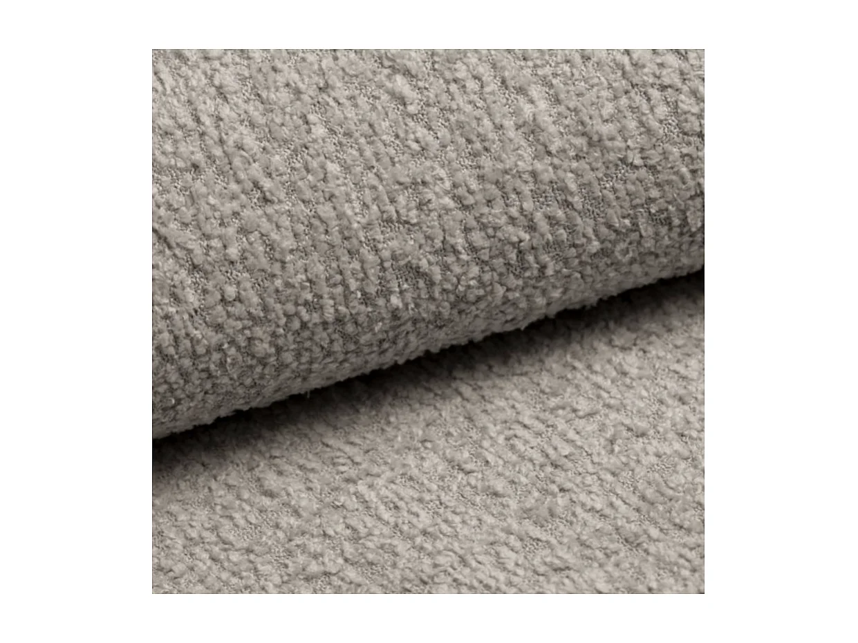 Canapé d’angle convertible 4 places COLINIO tissu bouclette - 249 cm