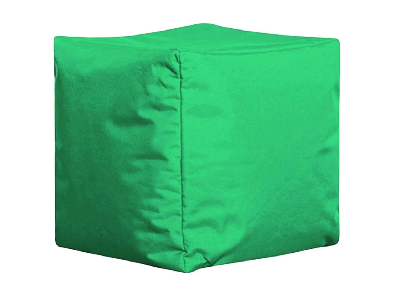 Pouf cube d'extérieur vert ARTA
