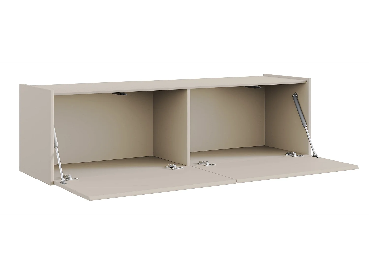 TV-Lowboard hängend oder stehend - 2-türig - Kaschmirgrau - 140 cm - MAGRO