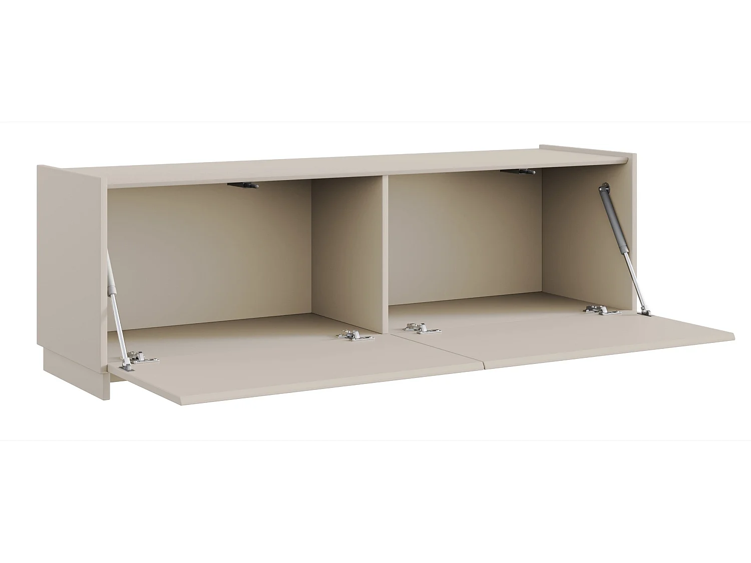 TV-Lowboard hängend oder stehend - 2-türig - Kaschmirgrau - 140 cm - MAGRO