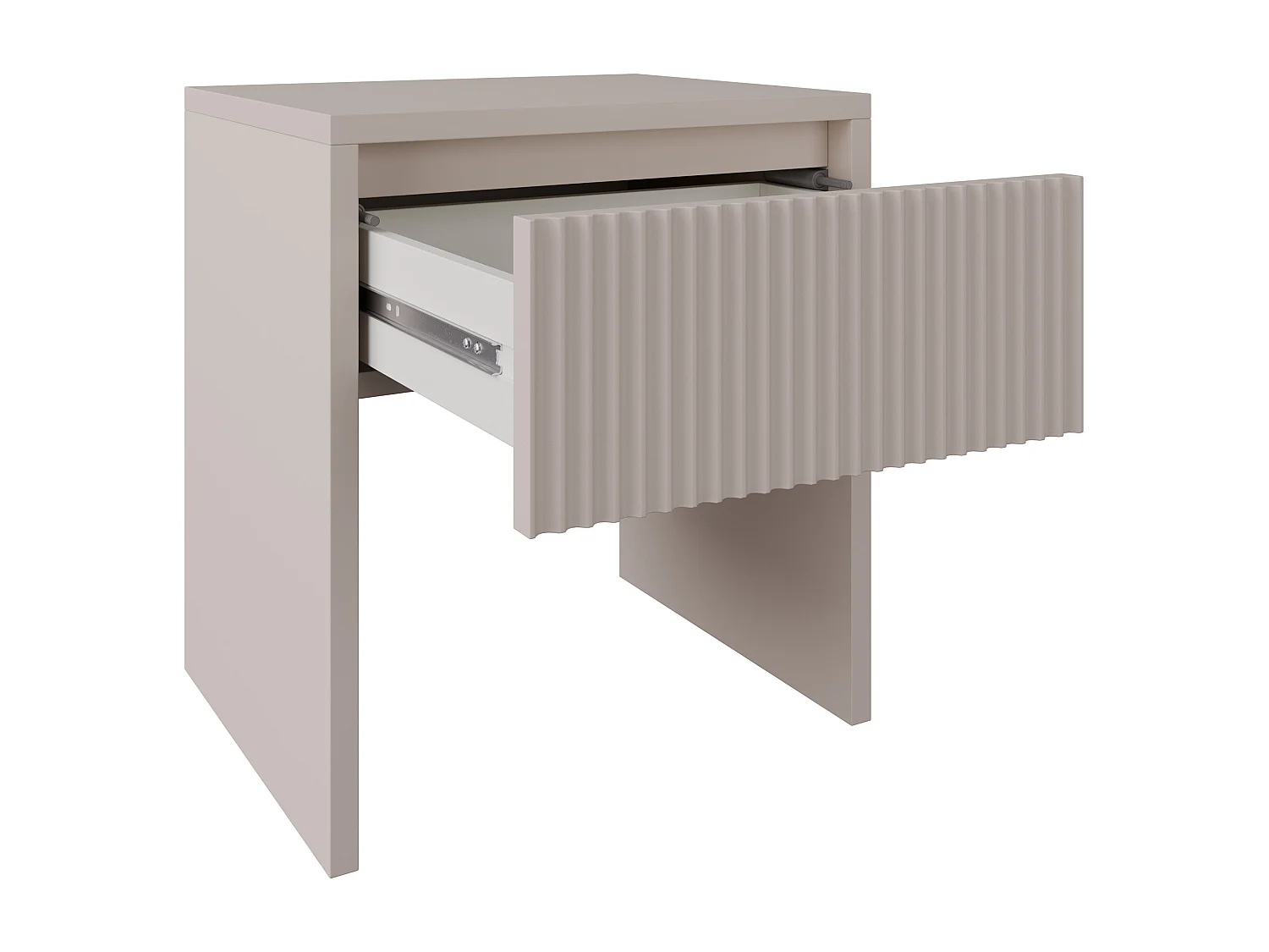 Nachttisch 1-Schublade - Kaschmir - 45 cm - VEMMI