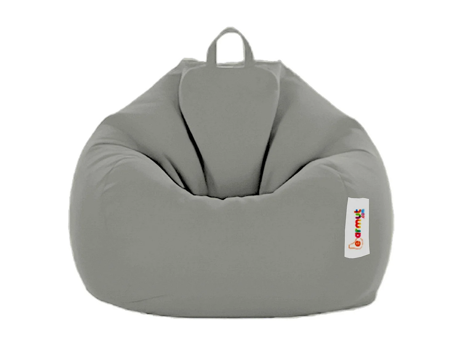 Pouf poire XXL extérieur gris ARTA