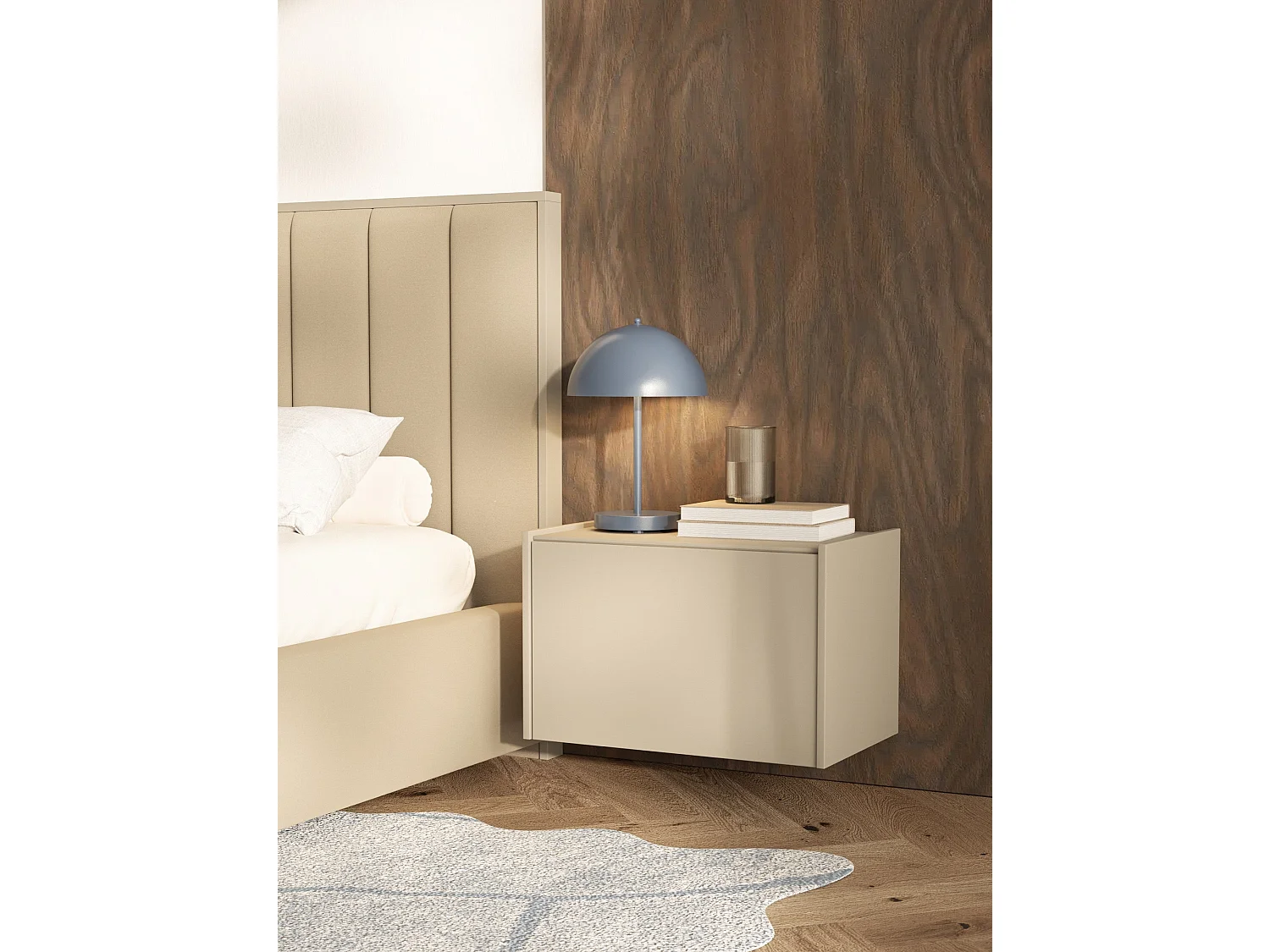 Nachttisch hängend oder stehend - Kaschmir - 62 cm - MAGRO