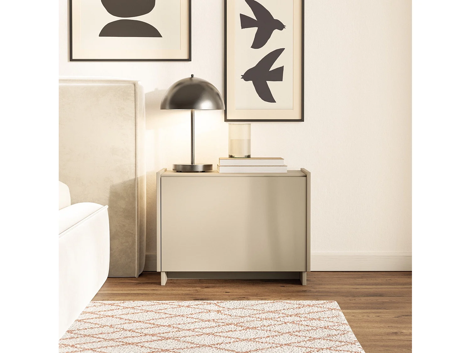 Nachttisch hängend oder stehend - Kaschmir - 62 cm - MAGRO