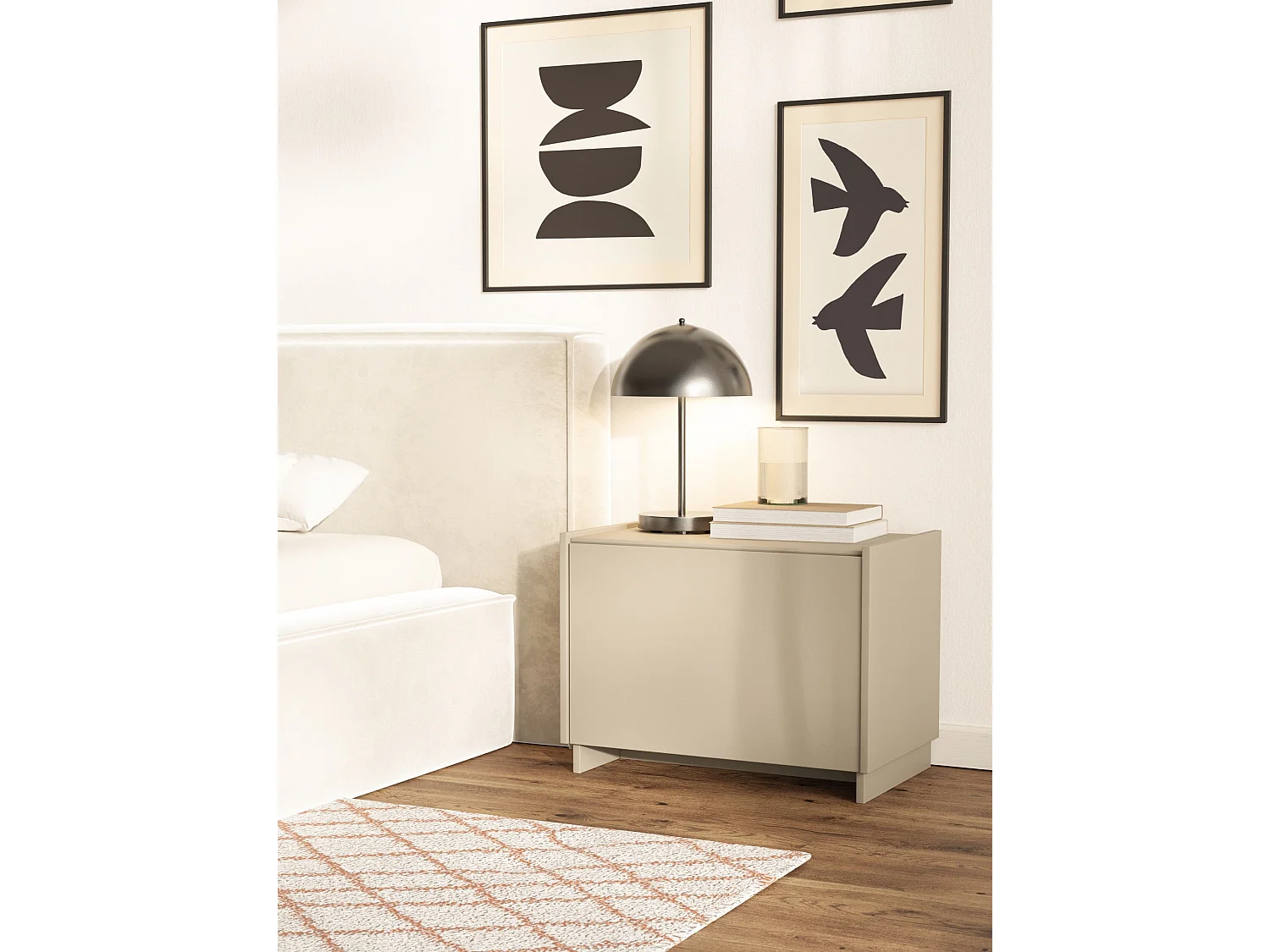 Nachttisch hängend oder stehend - Kaschmir - 62 cm - MAGRO