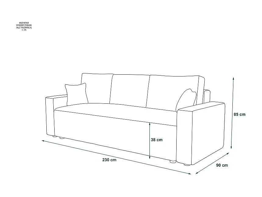 Ensemble de canapés 3+1+1 convertible AMBRI en velours côtelé