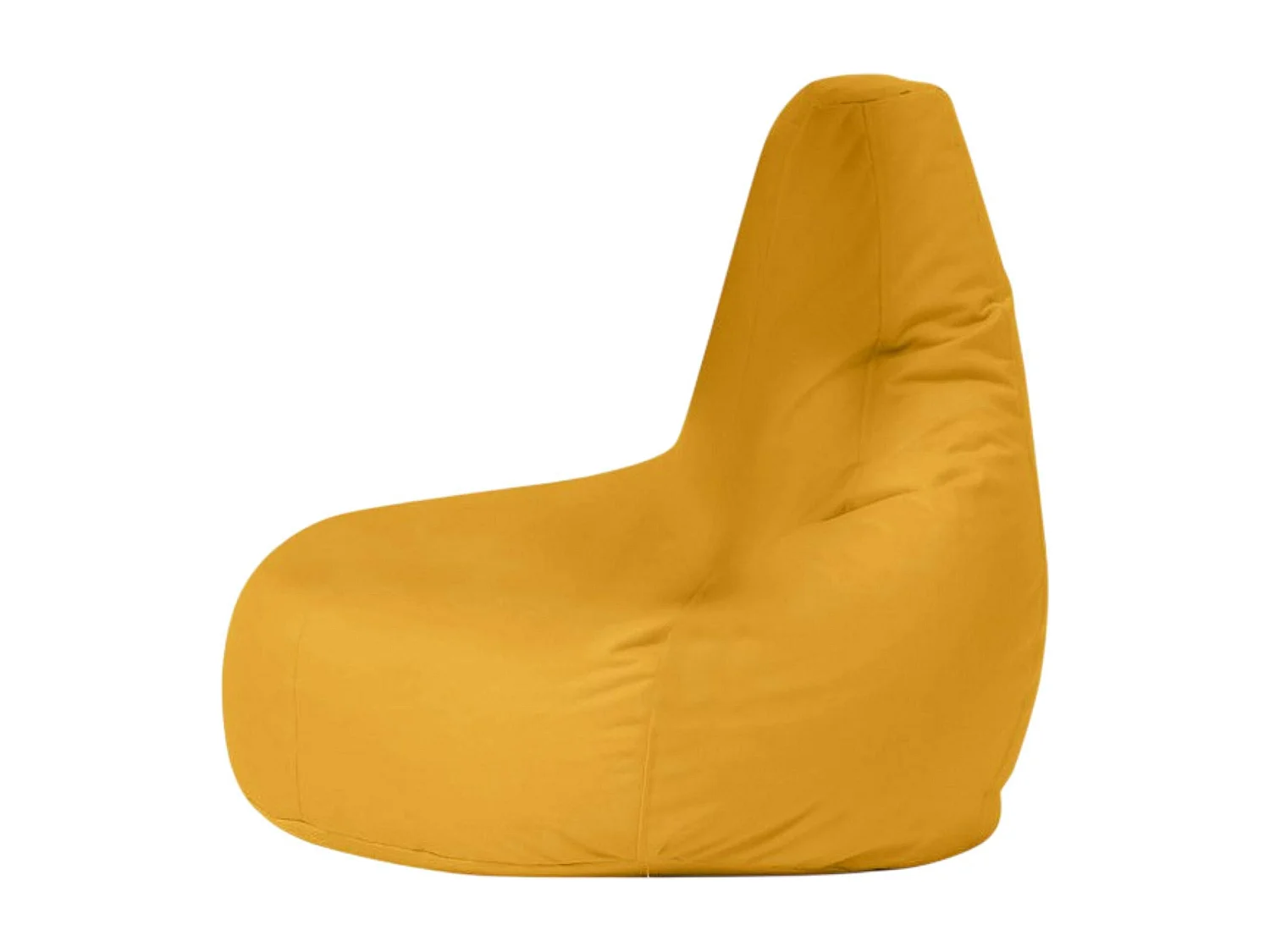 Pouf poire extérieur jaune ARTA