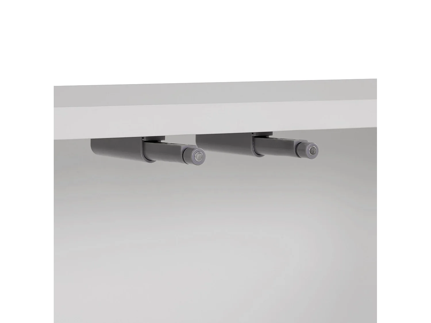 Moderne witte tv-kast "Aurelia" 180x32x45 cm van melaminehout met 2 opbergdeuren