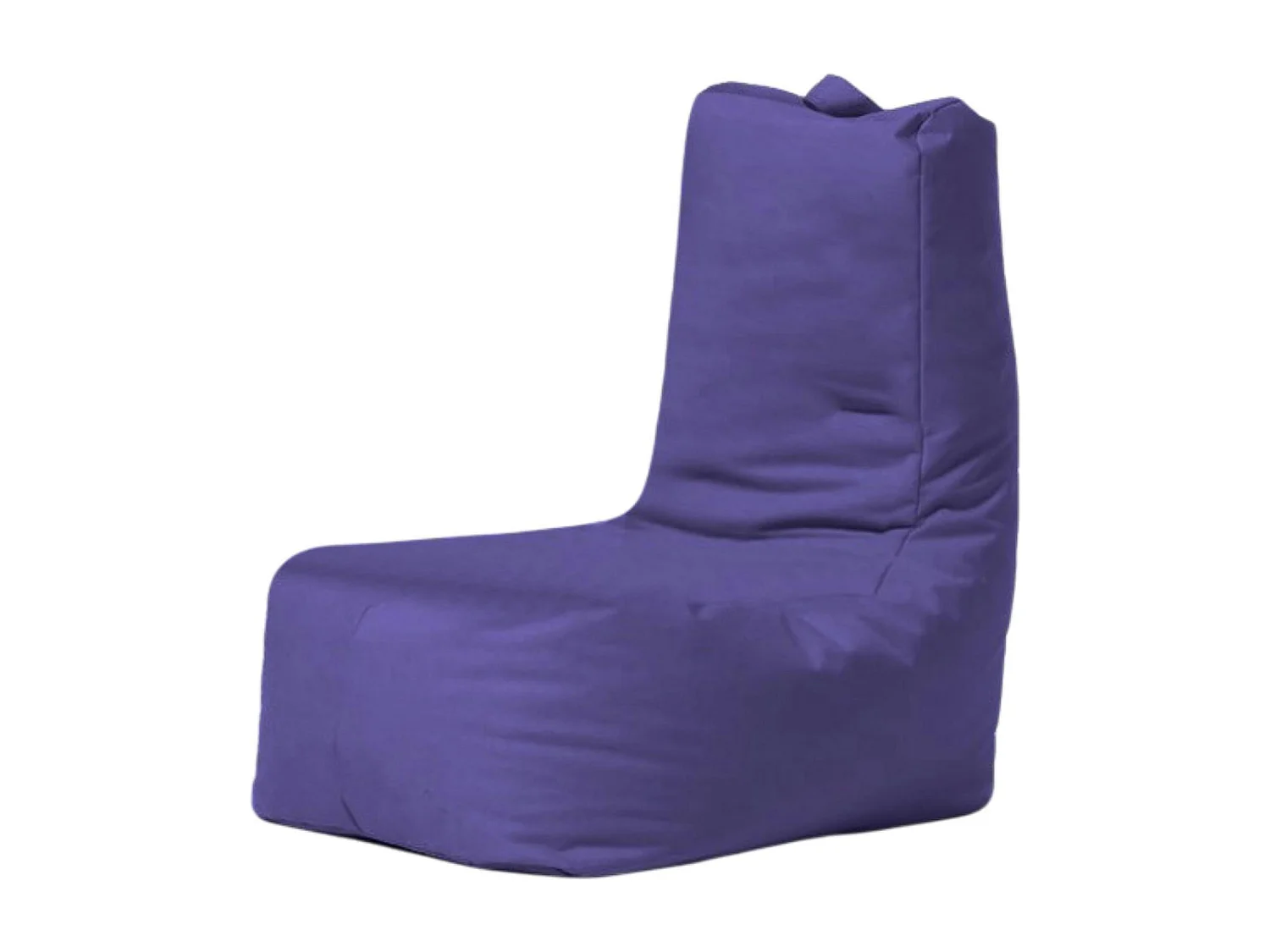 Pouf extérieur à dossier haut violet ARTA