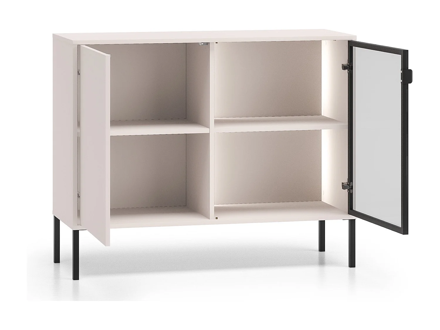 Dressoir 2-deurs - Kasjmier - 107 cm - BARNEE