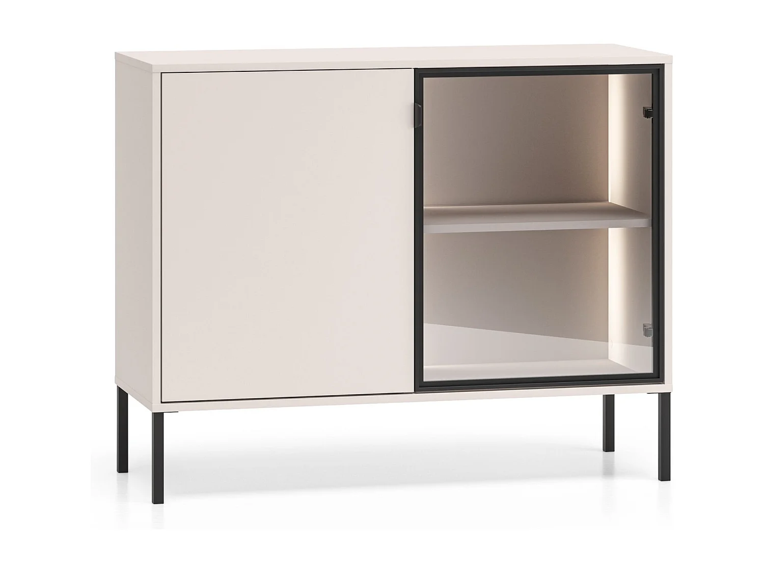 Dressoir 2-deurs - Kasjmier - 107 cm - BARNEE