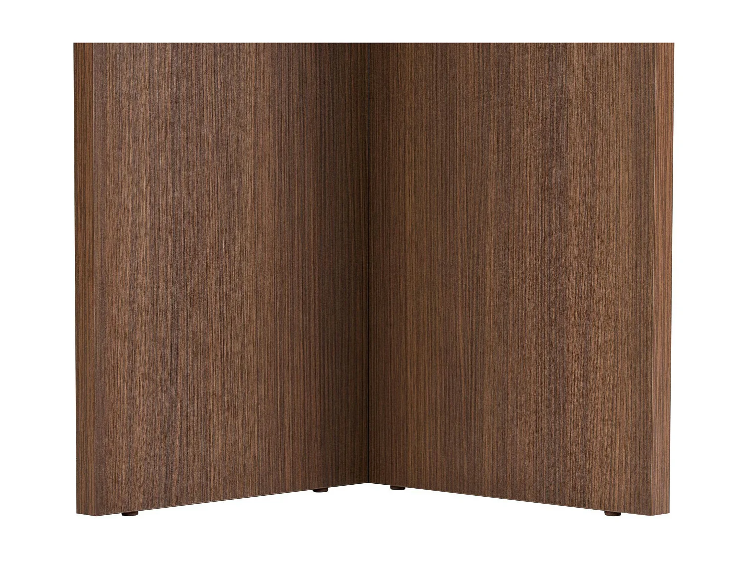 Table rectangulaire bords ronds effet bois noyer 180 cm MARFA