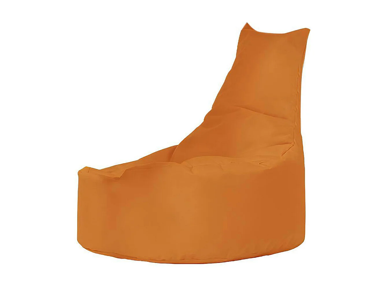 Pouf extérieur orange avec dossier ARTA