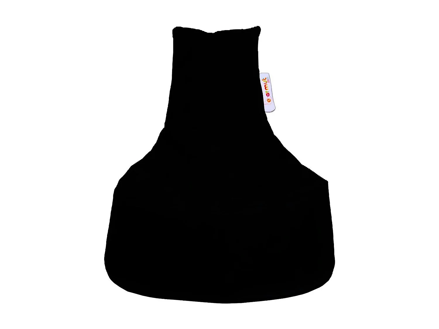 Pouf extérieur noir avec dossier ARTA