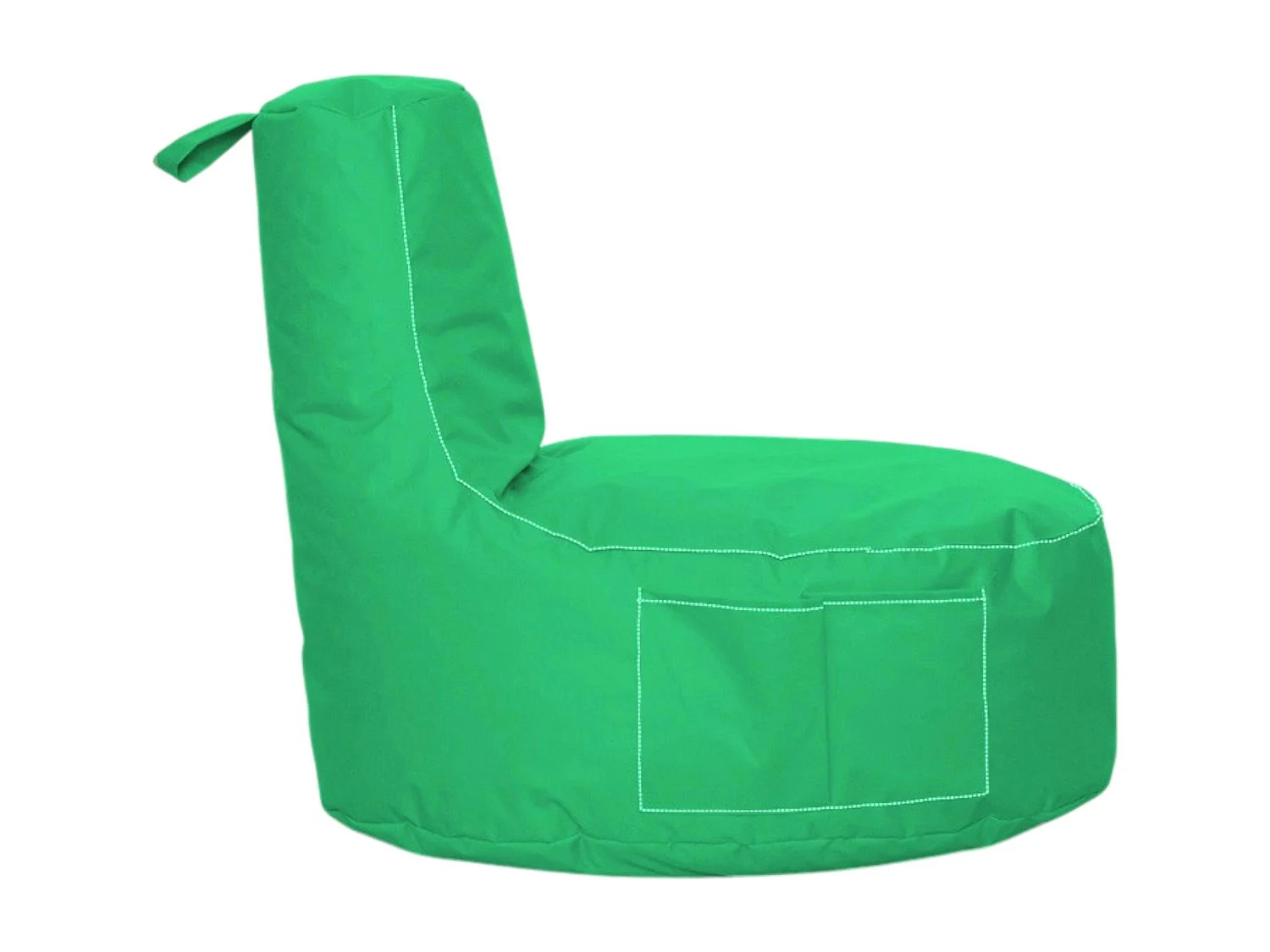Pouf extérieur vert avec poches ARTA