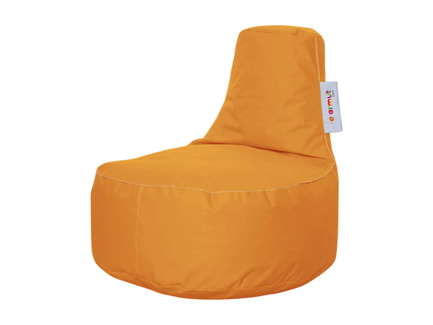 Pouf extérieur orange avec poches ARTA