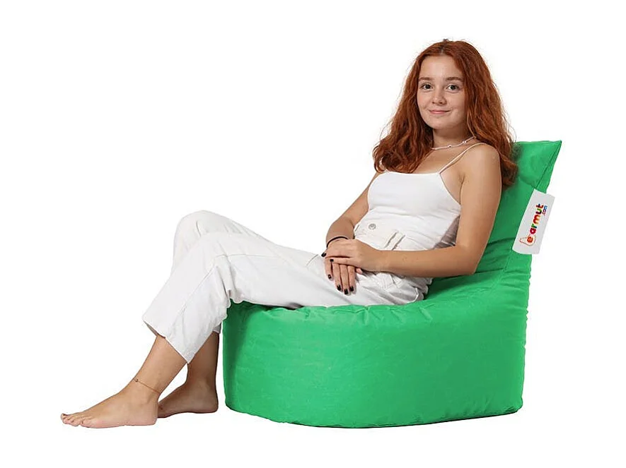 Pouf extérieur vert avec dossier ARTA