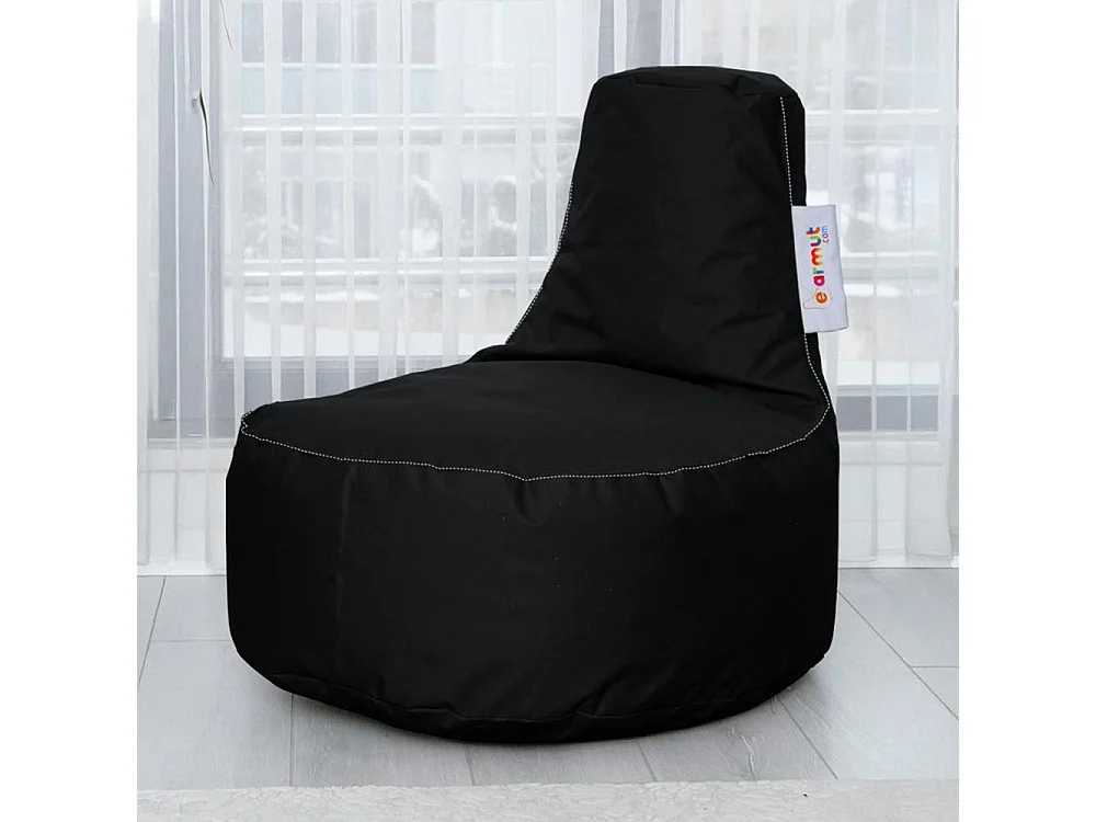 Pouf extérieur noir avec poches ARTA