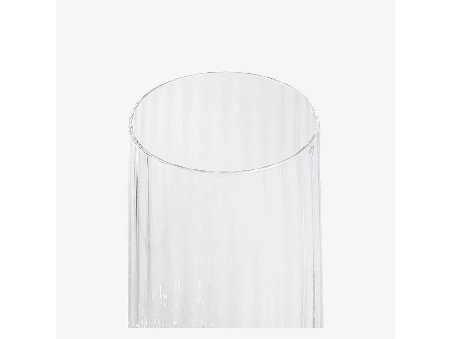 Lot de 6 verres à orangeade en verre cristallin - 50 cl - Transparent