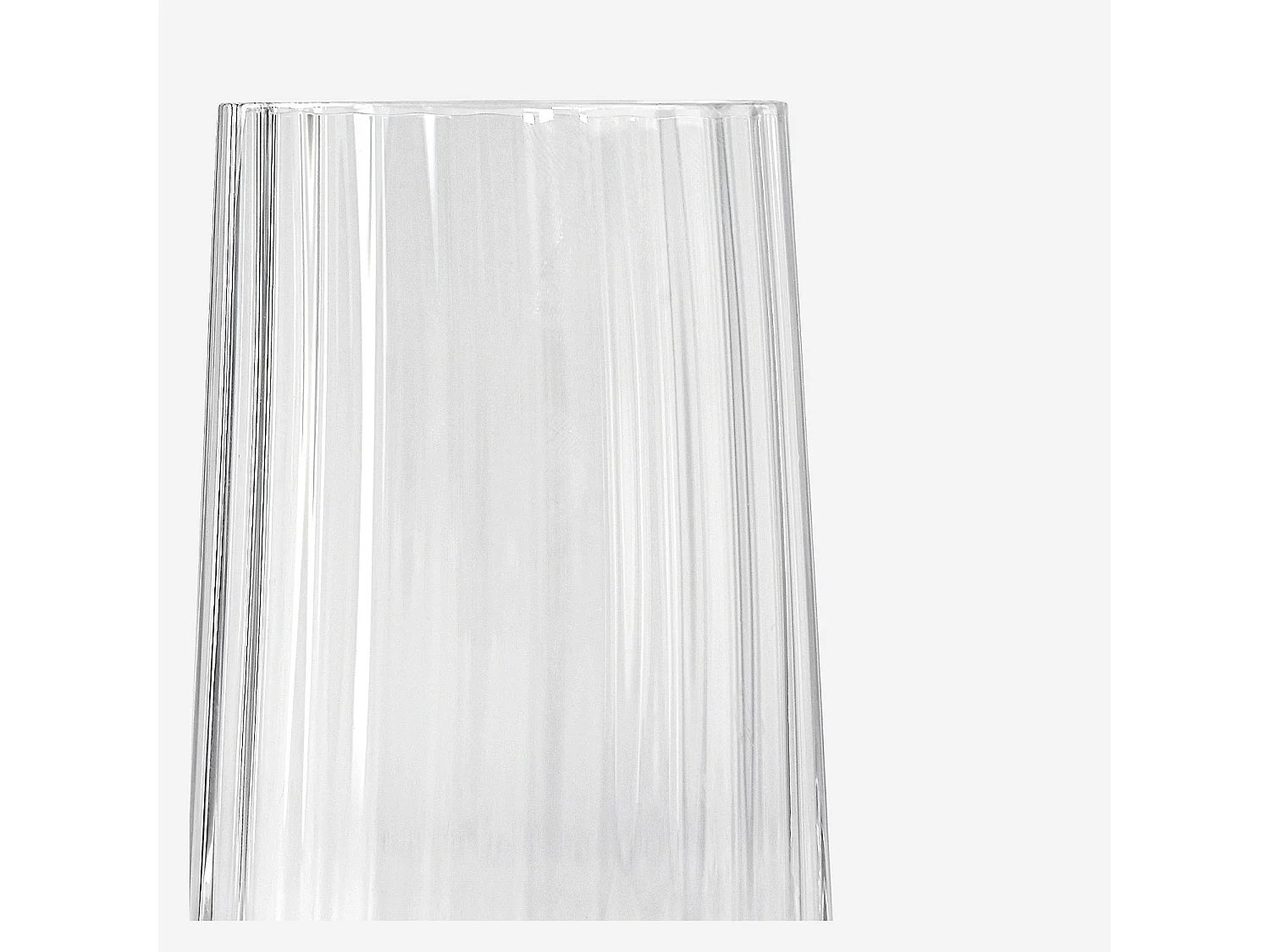 Lot de 6 verres à orangeade en verre cristallin - 50 cl - Transparent