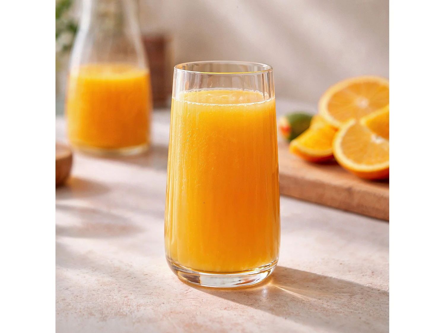 Lot de 6 verres à orangeade en verre cristallin - 50 cl - Transparent