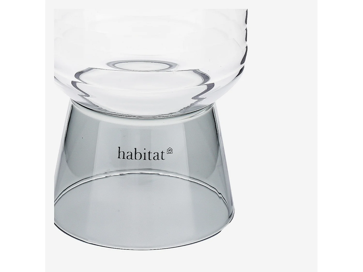 Lot de 2 verres - 35 cl - Gris