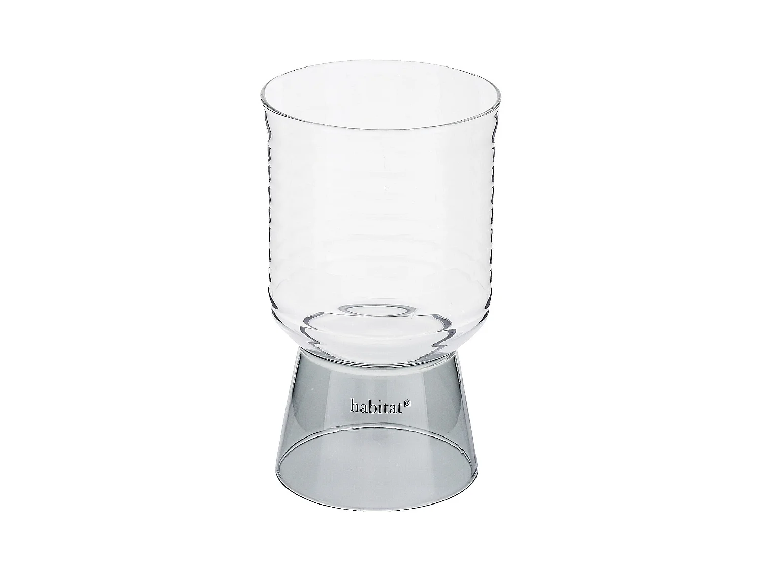 Habitat - Lot de 2 verres - 35 cl - Gris - Ambra