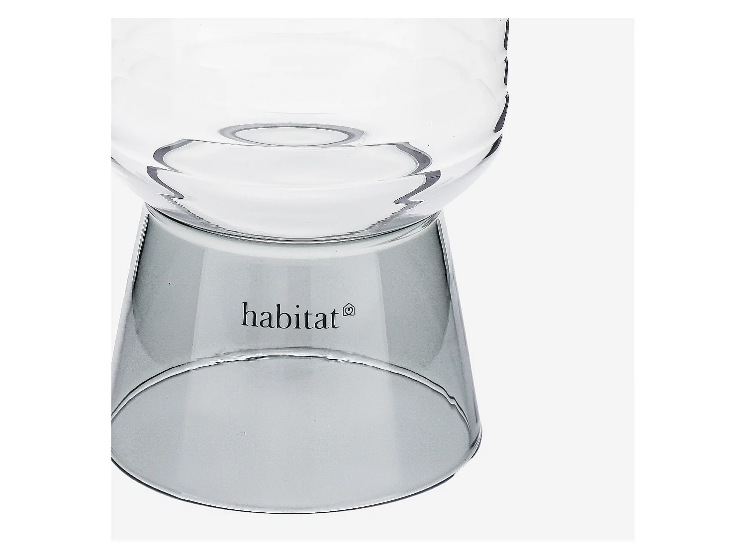 Habitat - Lot de 2 verres - 35 cl - Gris - Ambra