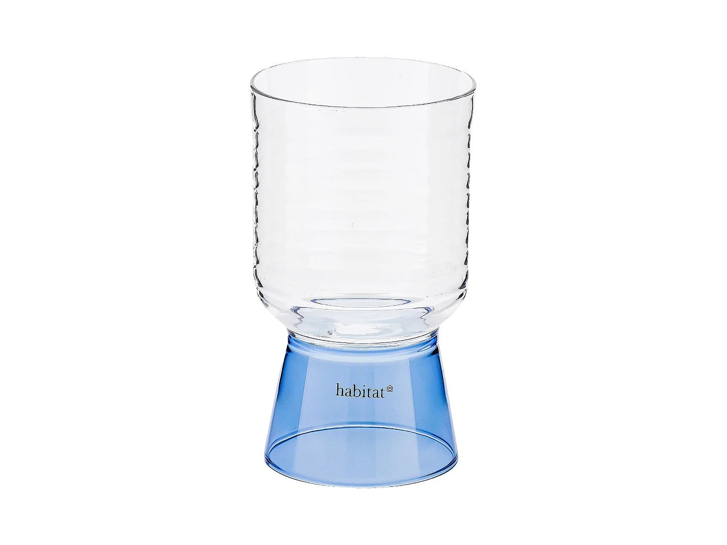 Habitat - Lot de 2 verres - 35 cl - Bleu - Ambra