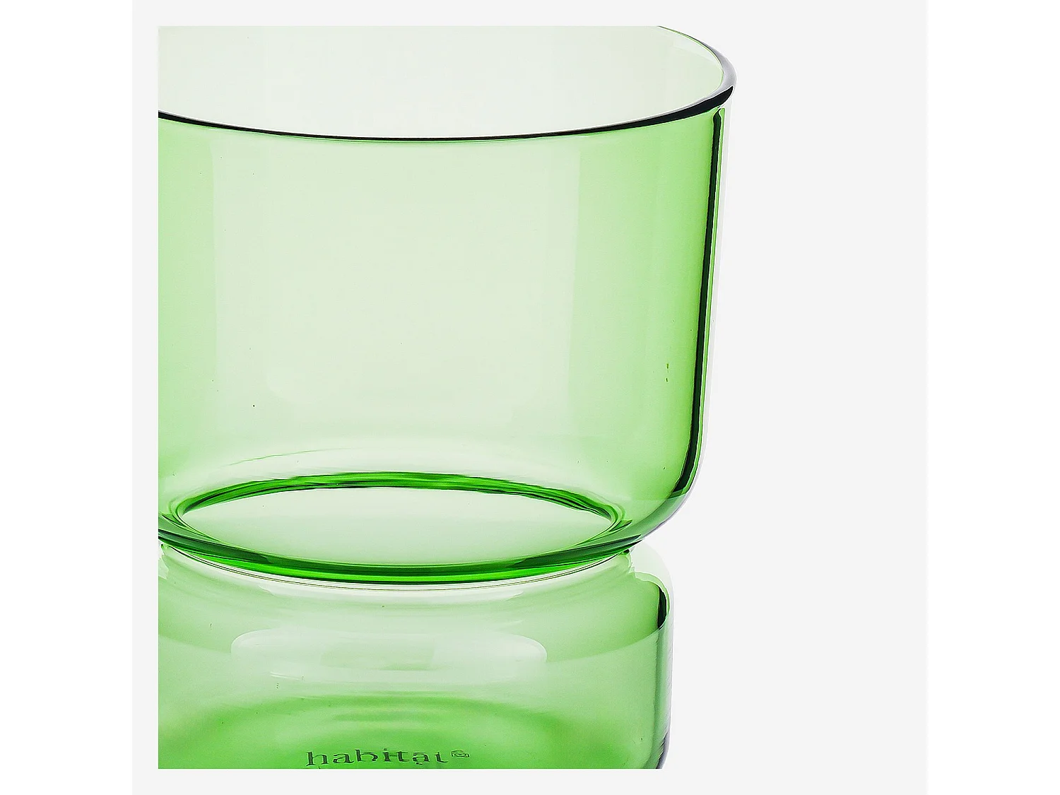 Lot de 2 verres - 30 cl - Vert