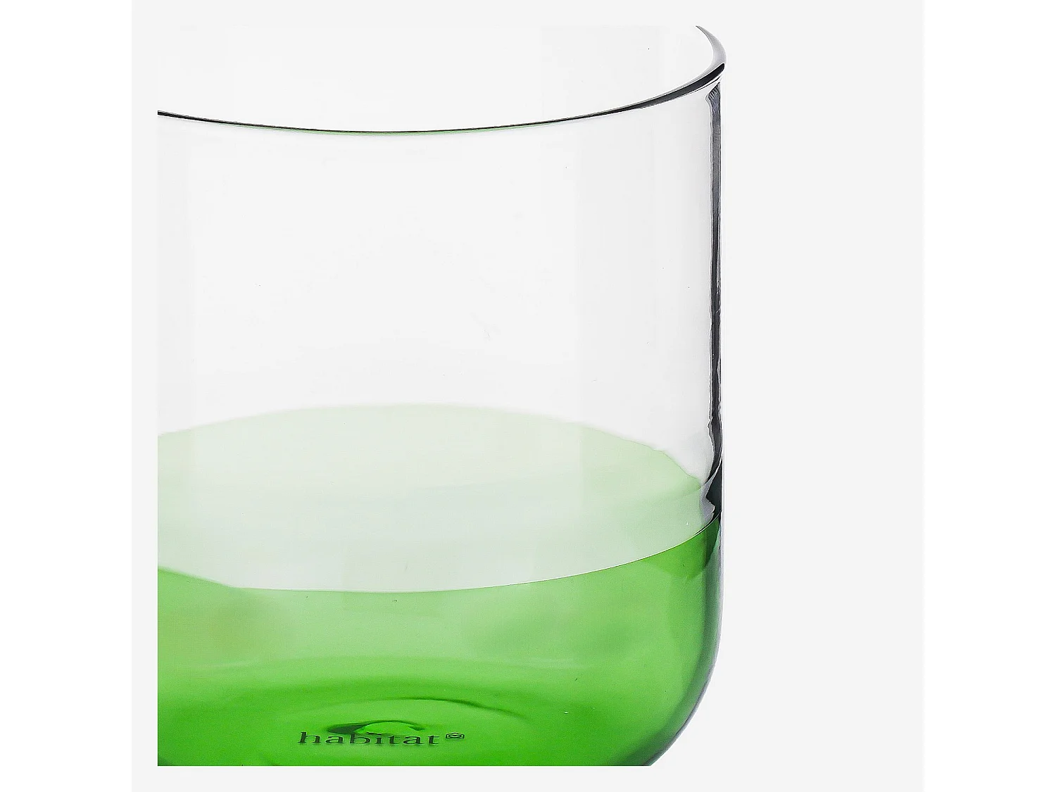 Lot de 2 verres - 34 cl - Vert