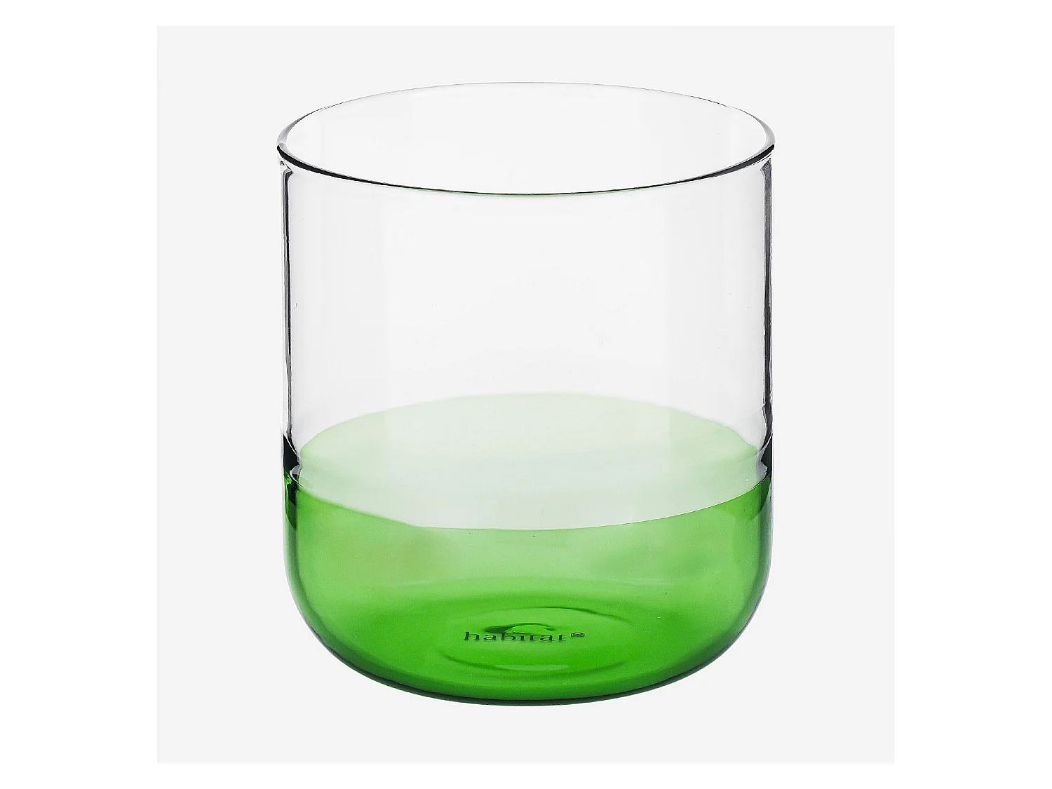 Habitat - Lot de 2 verres - 34 cl - Vert - Ambra