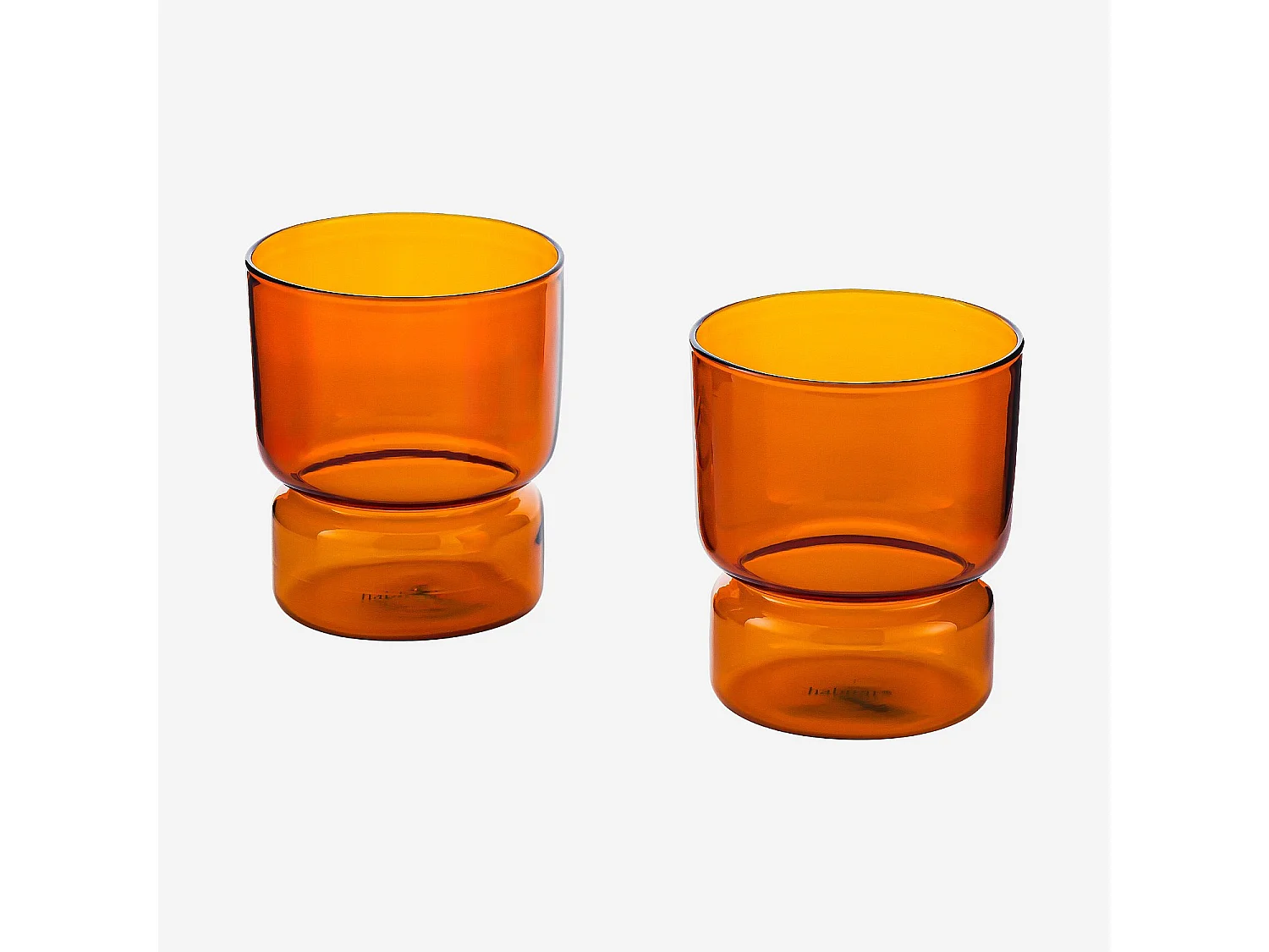 Lot de 2 verres - 30 cl - Orange