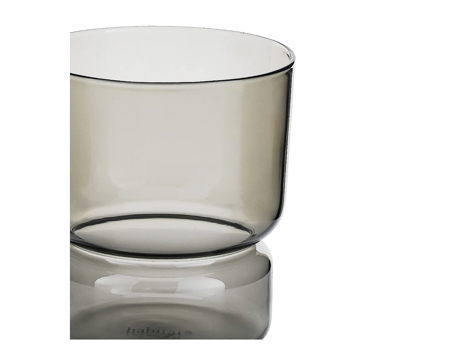 Habitat - Lot de 2 verres - 30 cl - Gris - Ambra