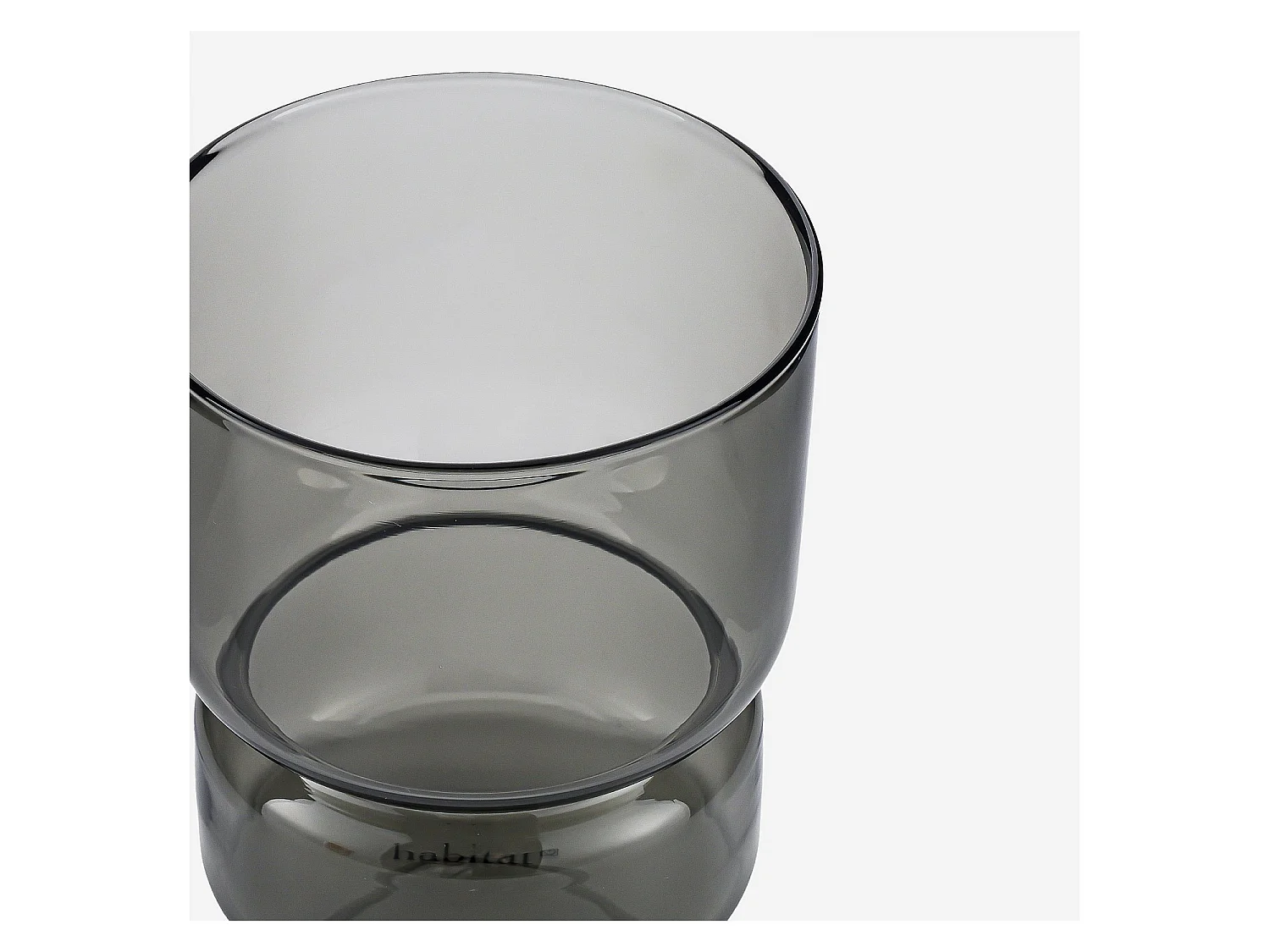 Habitat - Lot de 2 verres - 30 cl - Gris - Ambra