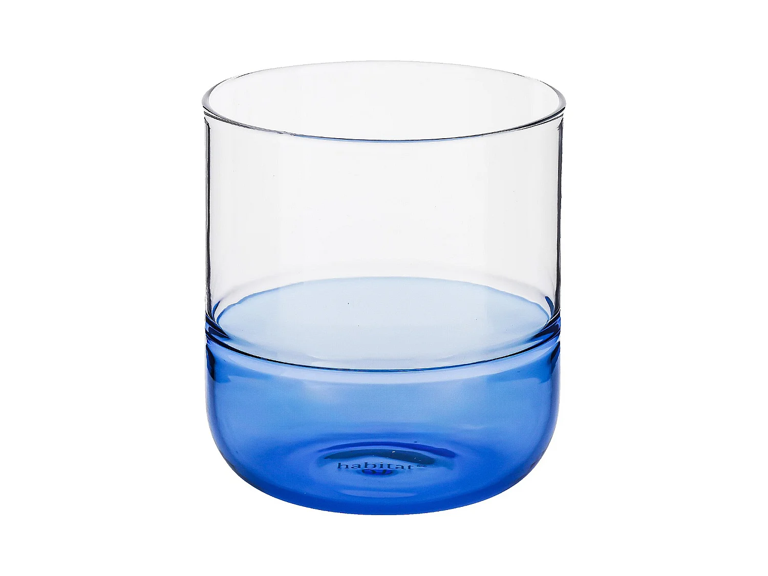 Habitat - Lot de 2 verres - 34 cl - Bleu - Ambra