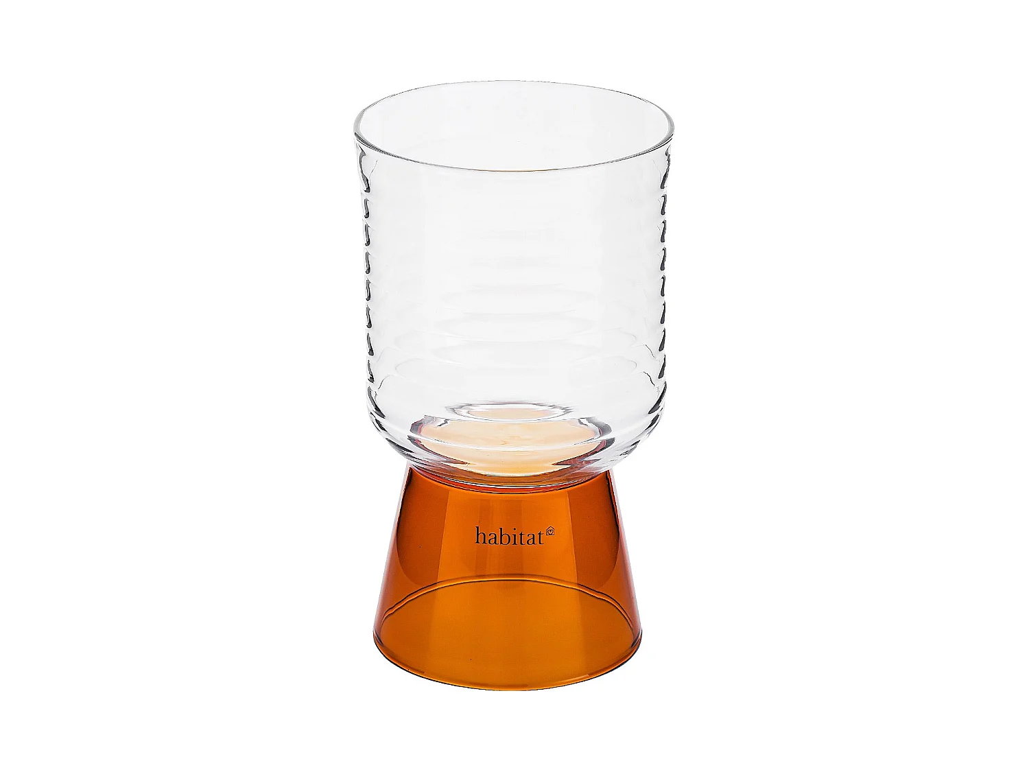 Habitat - Lot de 2 verres - 35 cl - Orange - Ambra