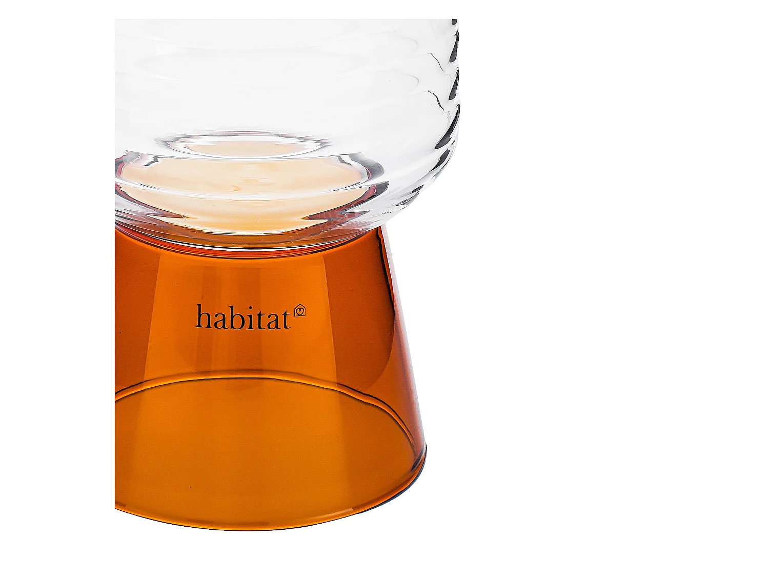 Habitat - Lot de 2 verres - 35 cl - Orange - Ambra