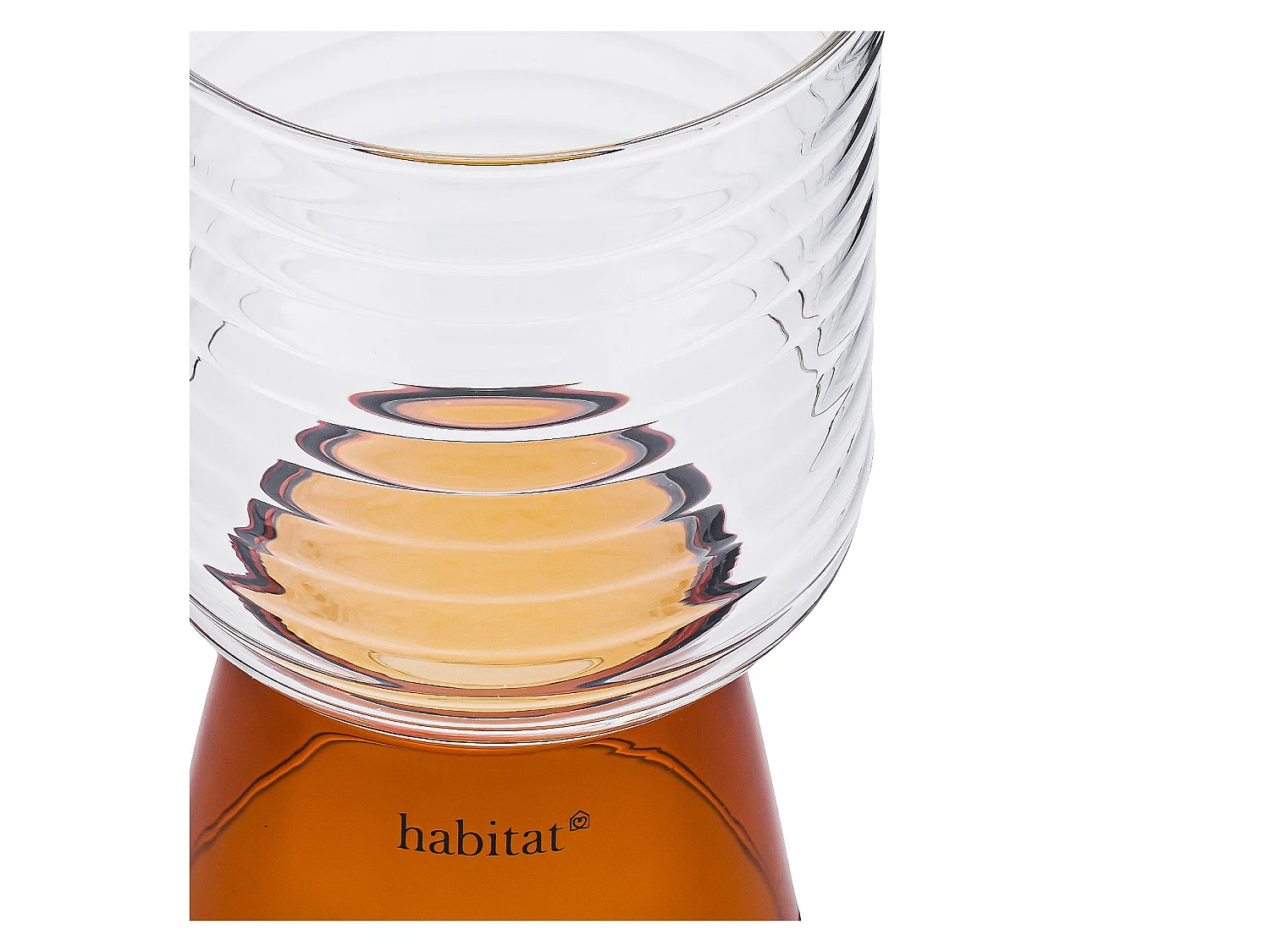 Habitat - Lot de 2 verres - 35 cl - Orange - Ambra
