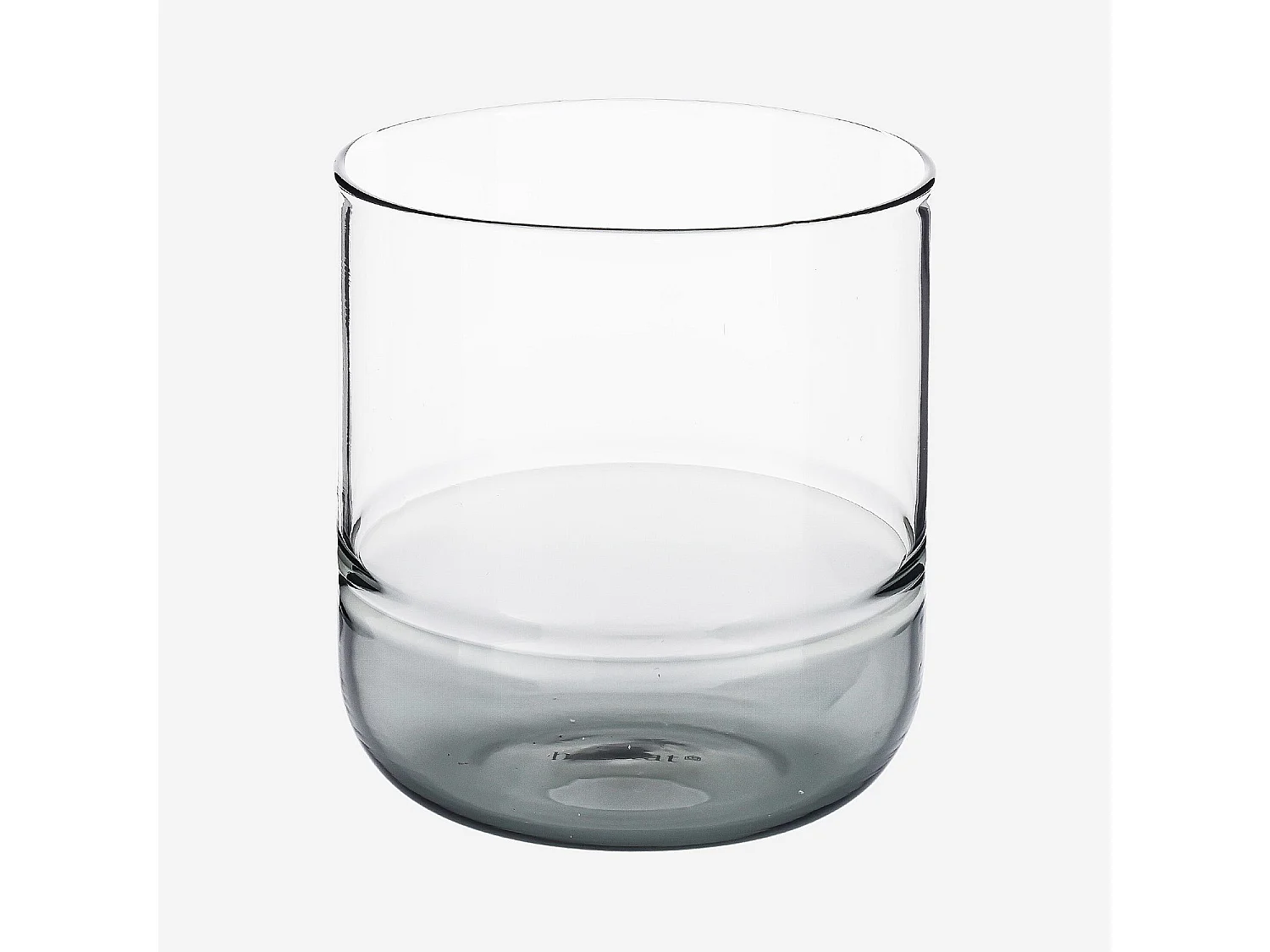 Lot de 2 verres - 34 cl - Gris
