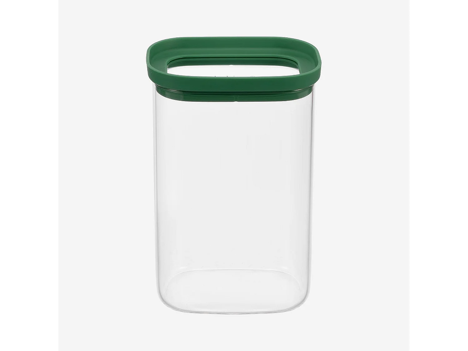 Habitat - Lot de 3 bocaux de conservation en verre - 60 / 130 / 200 cl - Vert - Aloe