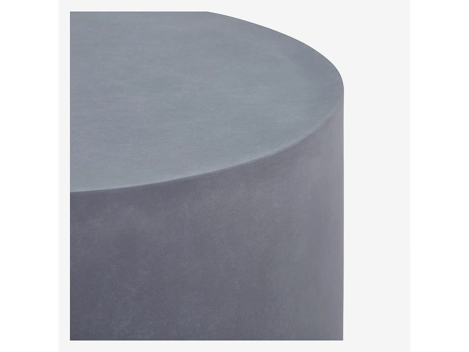 Habitat - Table d'appoint de jardin en fibre de ciment - Gris ardoise - Triana