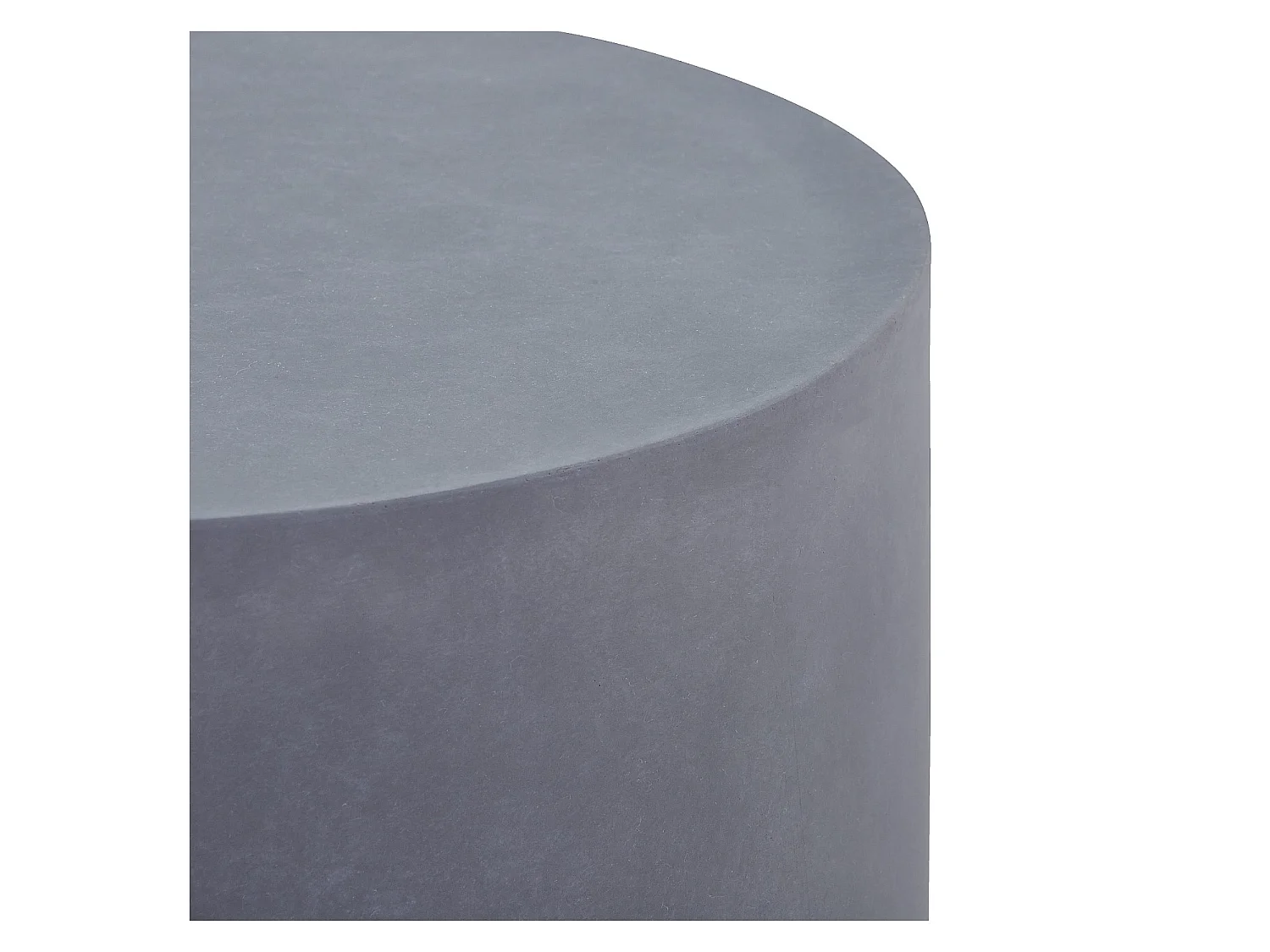 Habitat - Table d'appoint de jardin en fibre de ciment - Gris ardoise - Triana