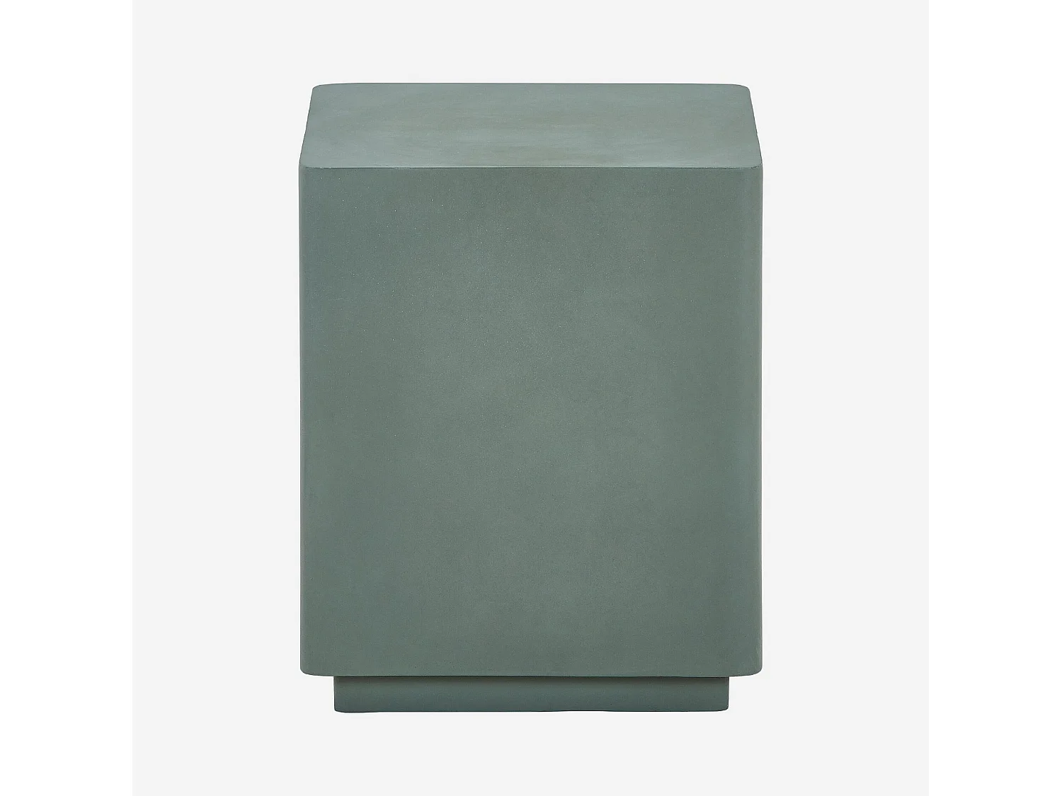 Table d'appoint de jardin en fibre de ciment - Vert eucalyptus